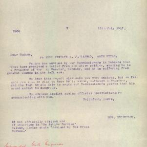 Soldier packet page