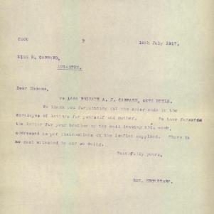 Soldier packet page