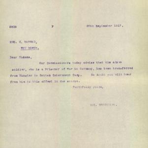 Soldier packet page