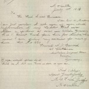 Soldier packet page