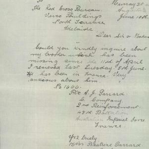 Soldier packet page