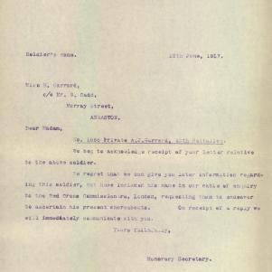 Soldier packet page
