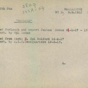 Soldier packet page