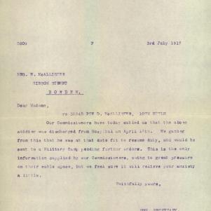 Soldier packet page