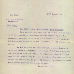 Soldier packet page