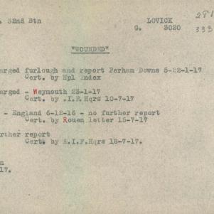Soldier packet page