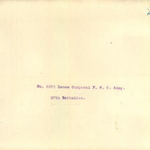 Soldier packet page