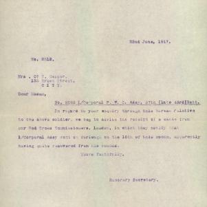 Soldier packet page