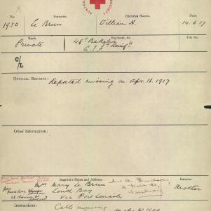 Soldier packet page