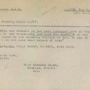 Soldier packet page