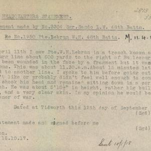Soldier packet page