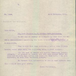 Soldier packet page