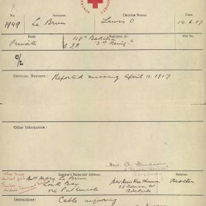 Soldier packet page
