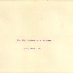 Soldier packet page