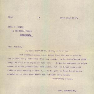 Soldier packet page