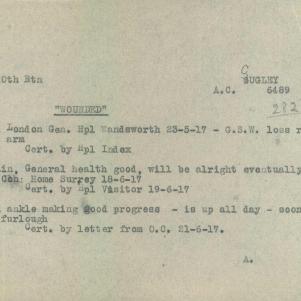 Soldier packet page