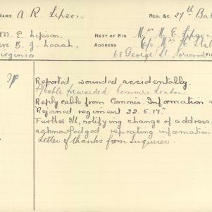 Soldier packet page