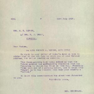 Soldier packet page