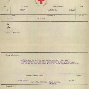 Soldier packet page