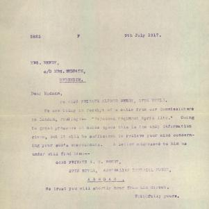 Soldier packet page