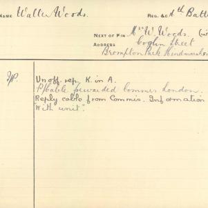 Soldier packet page