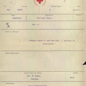 Soldier packet page
