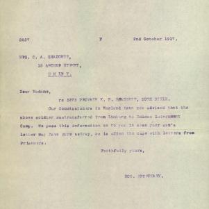 Soldier packet page