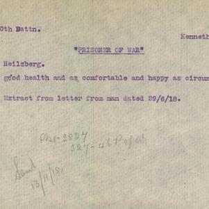 Soldier packet page