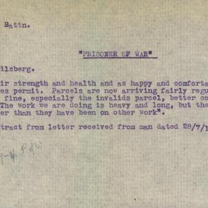 Soldier packet page
