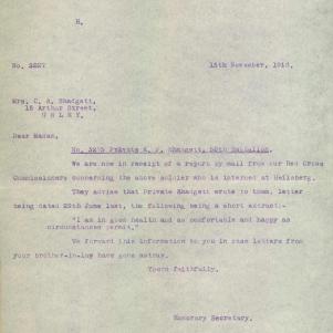 Soldier packet page