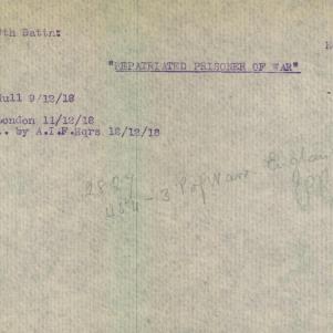 Soldier packet page