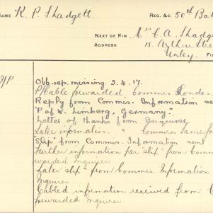 Soldier packet page