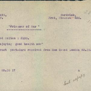 Soldier packet page