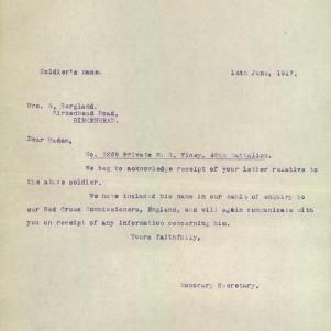 Soldier packet page