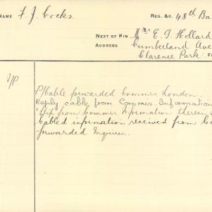 Soldier packet page