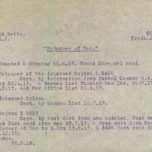 Soldier packet page
