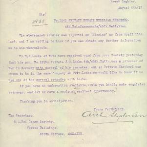 Soldier packet page