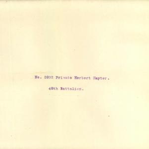 Soldier packet page