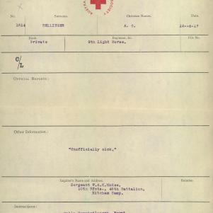 Soldier packet page