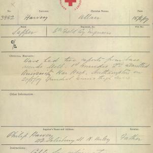 Soldier packet page