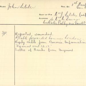 Soldier packet page