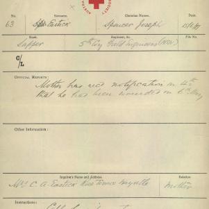 Soldier packet page