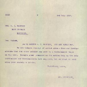 Soldier packet page