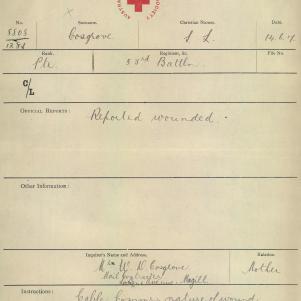 Soldier packet page