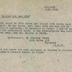 Soldier packet page