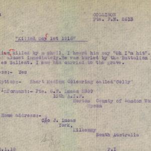 Soldier packet page