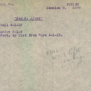 Soldier packet page