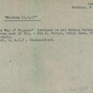 Soldier packet page