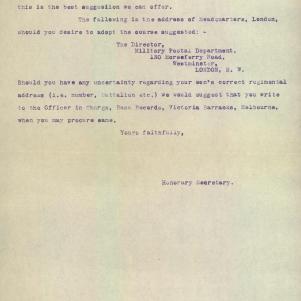 Soldier packet page