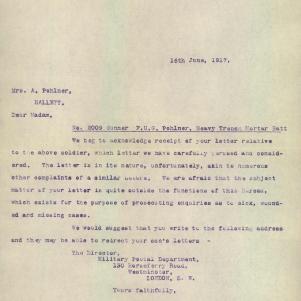 Soldier packet page